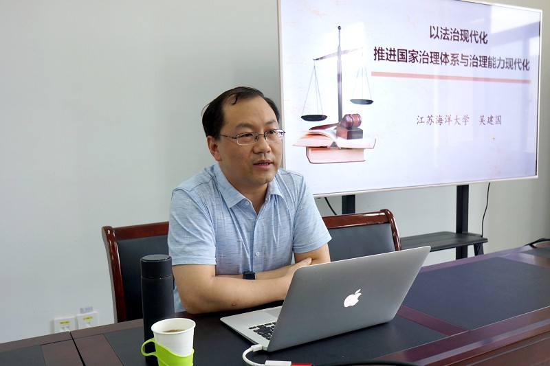 测绘与海洋信息学院邀请校宣讲团成员吴建国博士做专题辅导报告